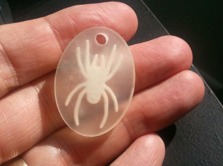Spider in &quot;Amber&quot; 3d printed Photo 2