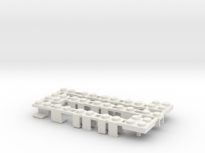Building Block Interface for Action Figures ABC 3d printed