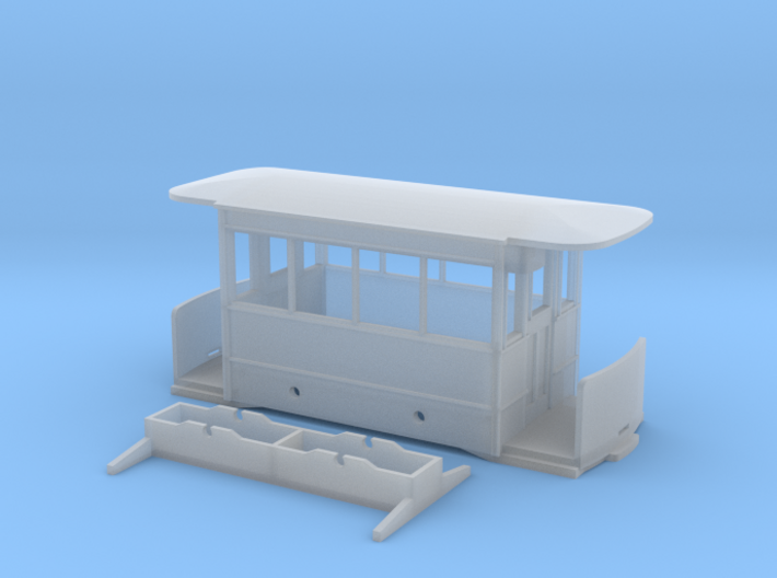 009 Corris Rly - Falcon Works tram carriage 3d printed