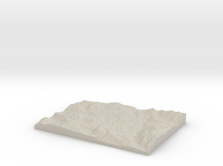 Model of Pillar Lake 3d printed
