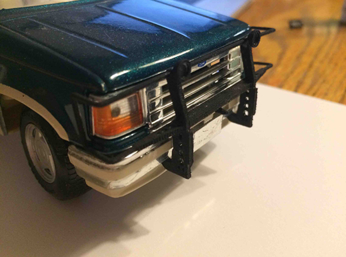 Brush Guard w/ Camera 3d printed Painted with Black Acrylic Paint