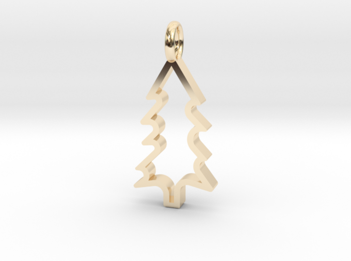 Christmas Tree - Pendant 3d printed