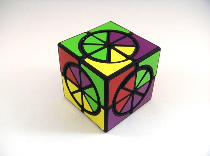 Circle X 2x2x2 Cube 3d printed Multiple Turns