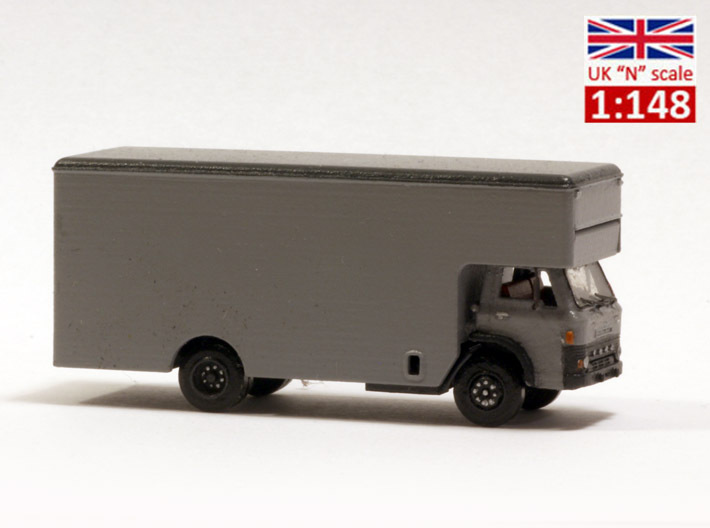 Ford D series moving truck UK N scale 3d printed