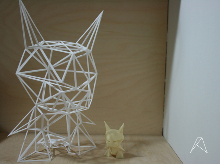 Evil Origami - 12inch - Wired 3d printed Evil Origami 'Wired' Edition