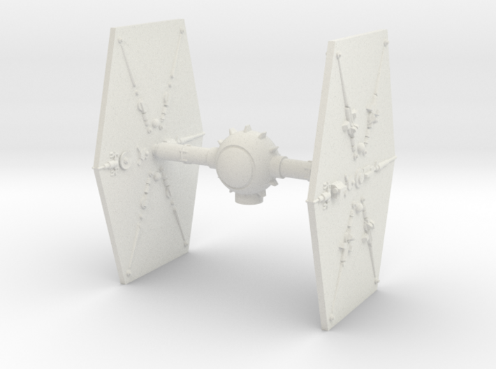 Cantwell's Prototype TIE Fighter (1/270) 3d printed 