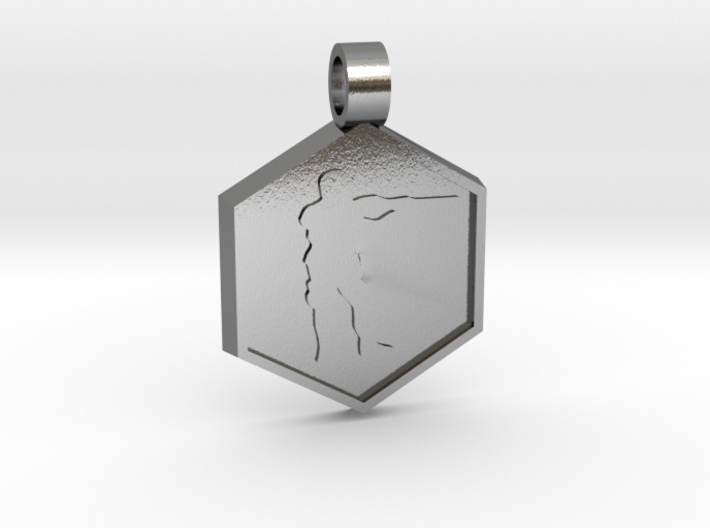Soldier [pendant] 3d printed