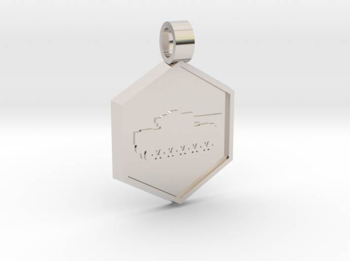 Tank [pendant] 3d printed