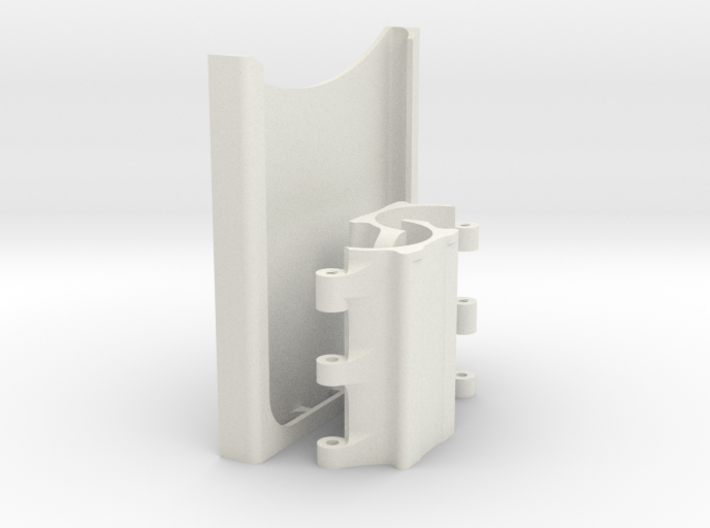 Samsung S6 Edge Plus holder mount to 28mm pole for 3d printed