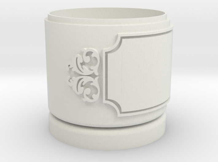 Gift Box small with Stars, Ornament & Label No. 3 3d printed 