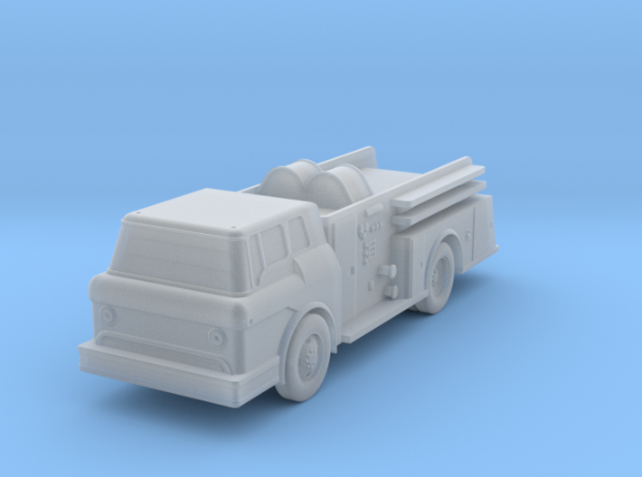 Ford C-Cab Fire Engine II - Nscale 3d printed