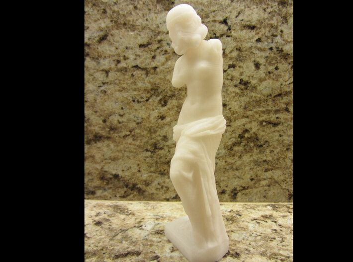 Venus de Milo Stormtrooper Statuette 3d printed LARGE White Strong & Flexible (front view)