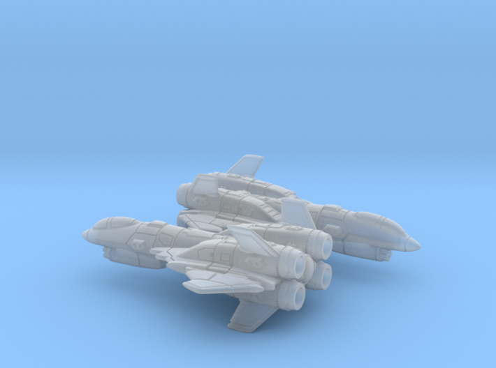 Heavy Fighter Cadmus Class 1/288 Scale Mini 2 Pack 3d printed