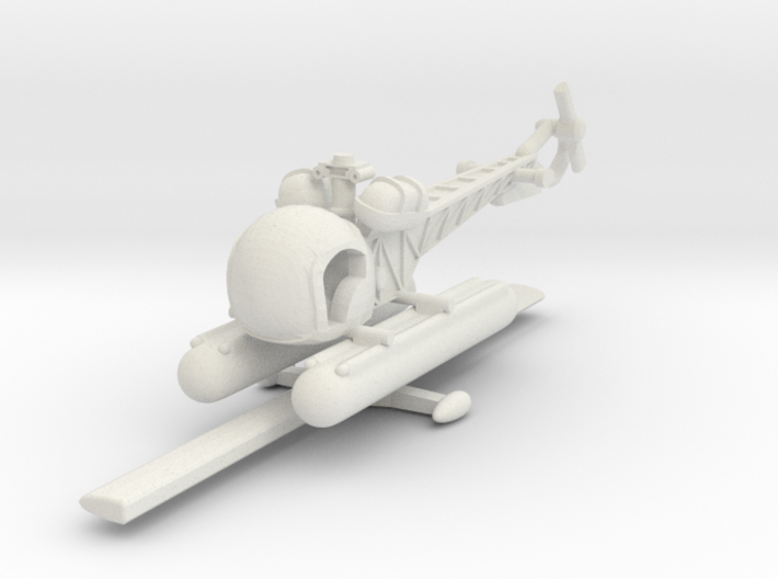 Bell H-13 Sioux Floats 1/160 3d printed