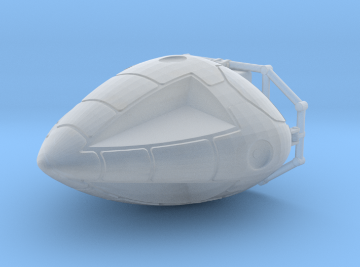 12" Eagle Command Module version 2 3d printed Side view, production samples do not have print lines