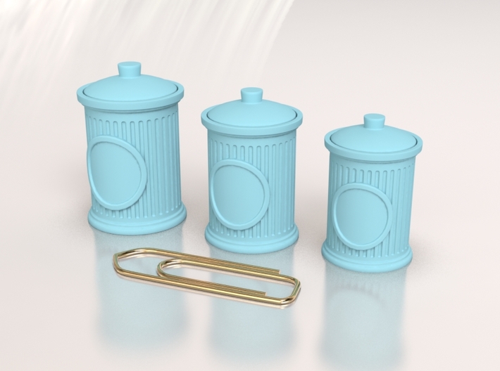 Cute Jar for Your Dollhouse, Size L 3d printed
