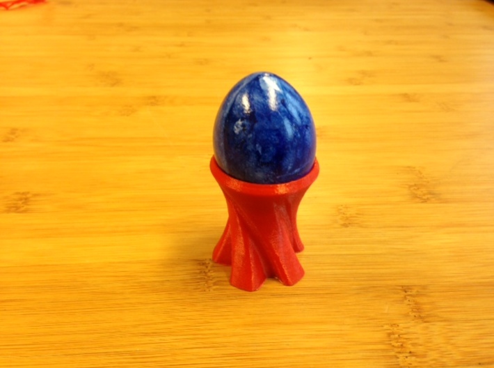 Tweggy exclusive Eggg Cup Easter Season 3d printed Test print in Plastic