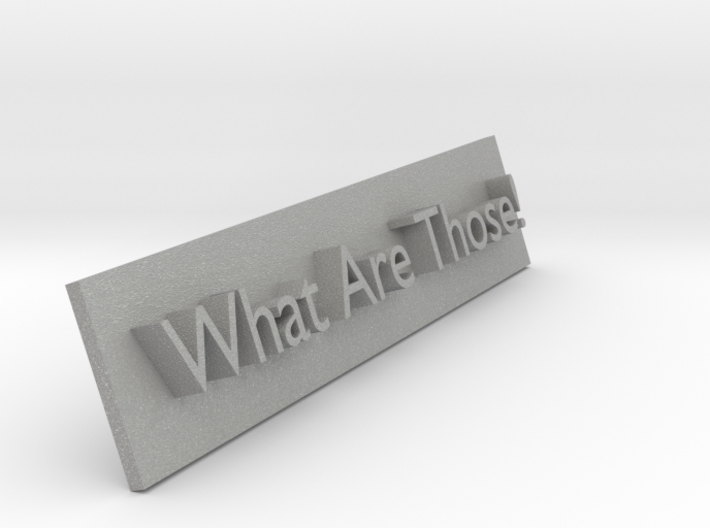 What are those meme plaque 3d printed