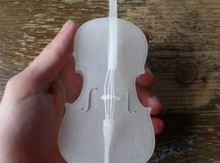 Cello 3d printed Holding print