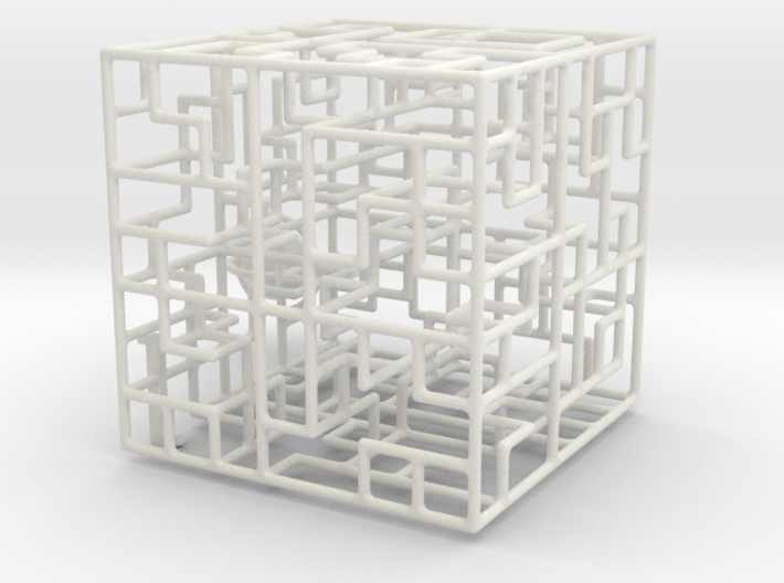 Escher’s Playground 3D Maze Cube 3d printed 