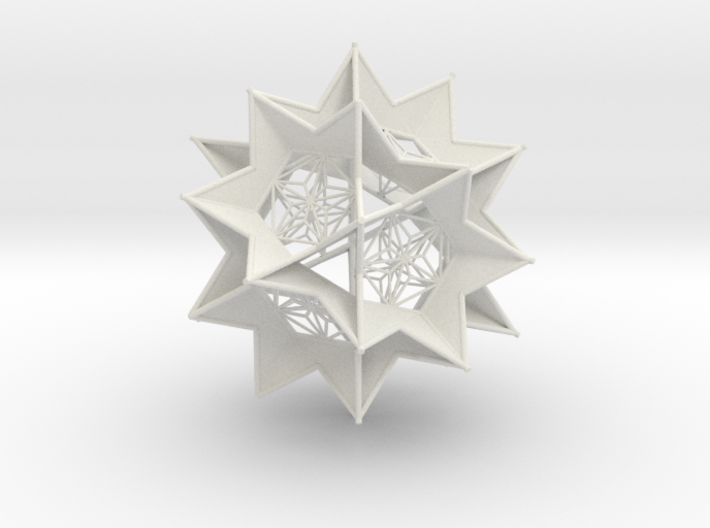 Starburst Ornament 3d printed 