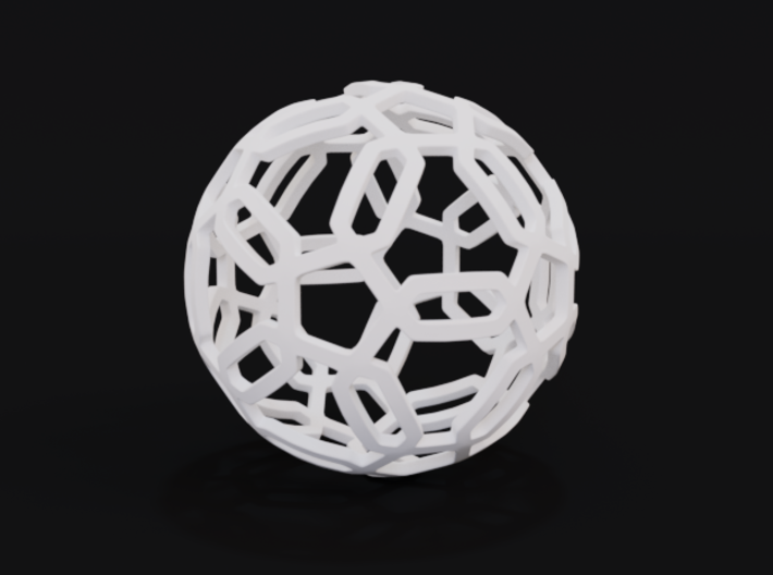 Pentagon Pattern Sphere 3d printed 