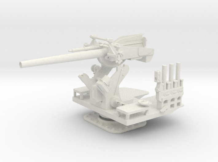 1/30 5 inch 25 (12.7 cm) Deck AA Gun KIT 3d printed