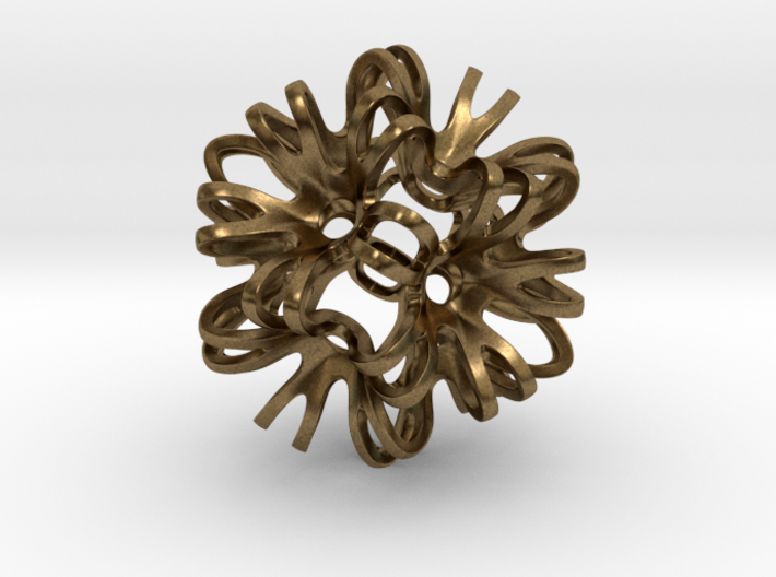 Outward Deformed Symmetrical Sphere Version 2 3d printed