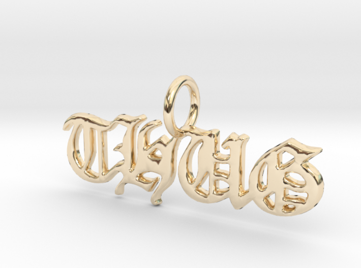 THUG Pendant 3d printed