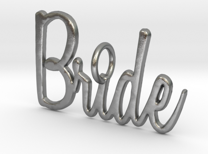 Bride Pendant 3d printed