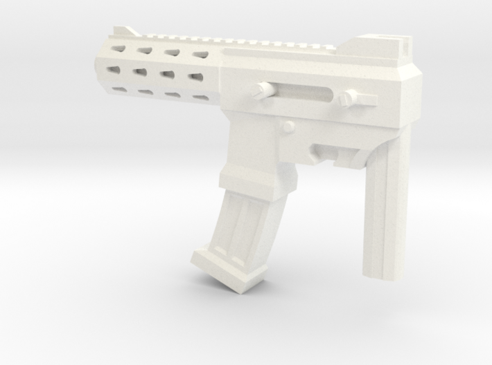 MP size auto machine gun 3d printed