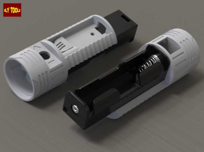 Universal UltraSabers Chassis ECO (32.8mm+ ID) 3d printed Mounted Universal UltraSabers Chassis ECO, both sides