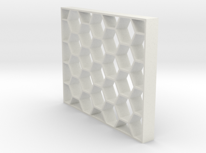 Honeycomb Event Shelving Partition - Geometric Hex 3d printed Honeycomb Event Partition