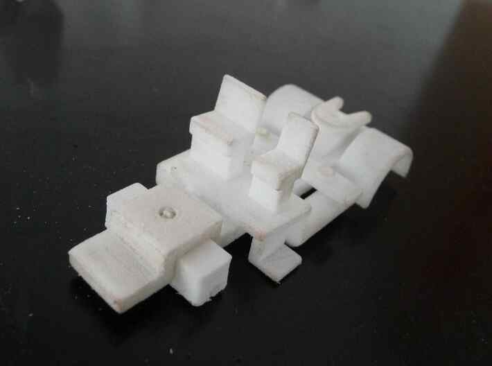Cossley chassis, schaal 1:120  3d printed 
