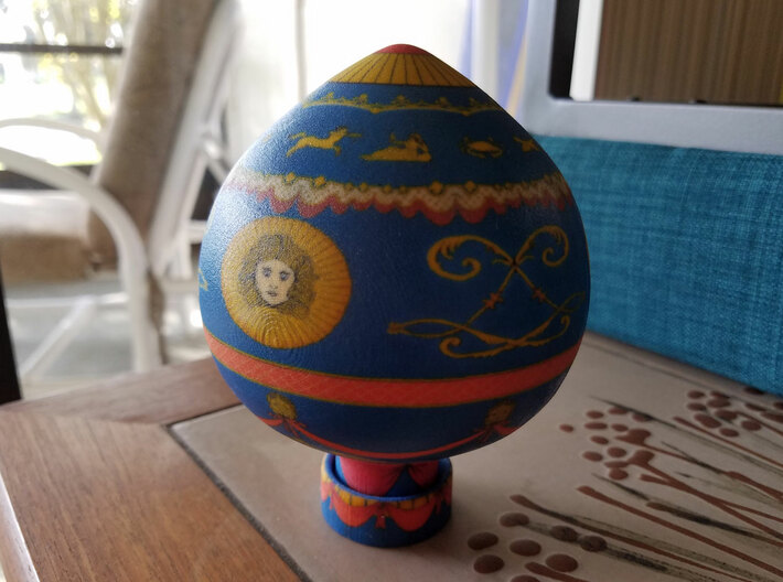 Balloon Brothers Montgolfier 1783 3d printed
