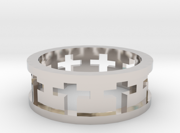Cross Ring 3d printed
