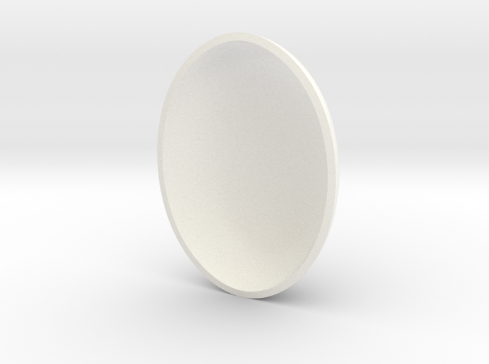 Small Oval Gem 3d printed
