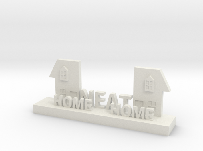 Home Neat Home Logo Figurine 3d printed