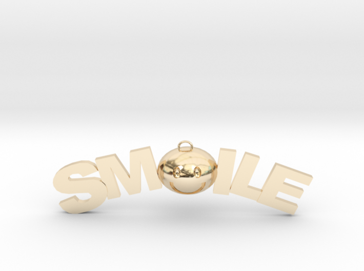 Smile necklace 3d printed