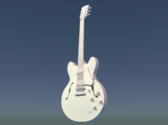 Gibson ES 335, Scale 1:6 3d printed 