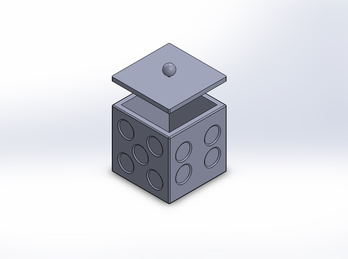dice box - 2 3d printed 