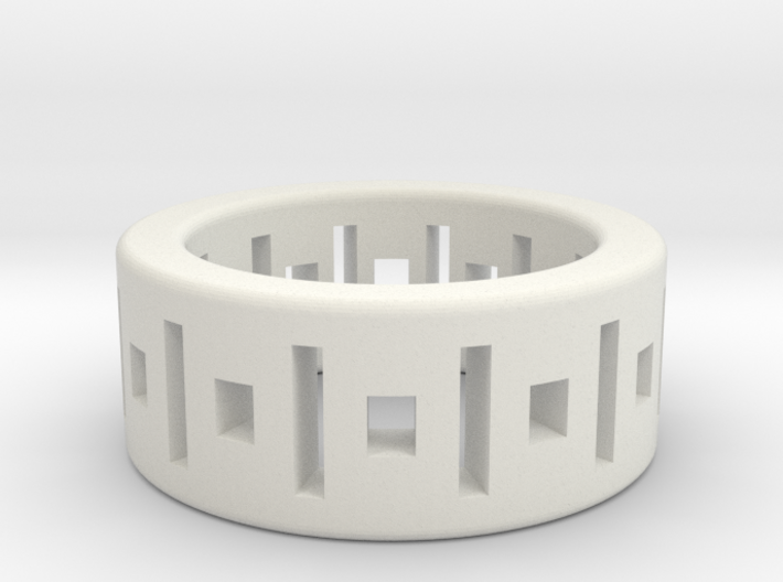 Geometry ring 3d printed