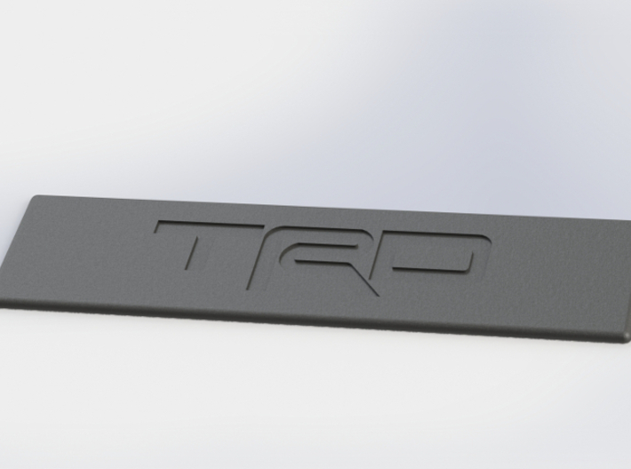 TRD Floor Mat Badge for WeatherTech Liners 3d printed 