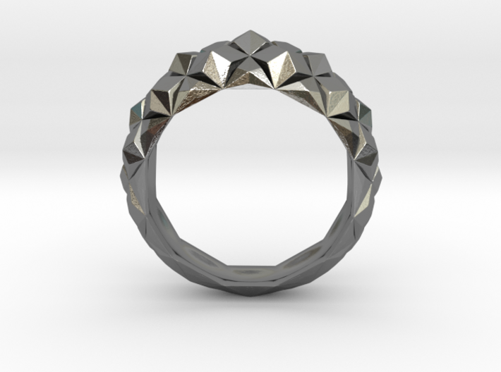 Geometric Cristal Ring 1 3d printed