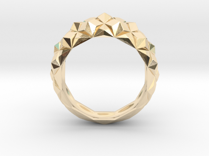 Geometric Cristal Ring 1 3d printed