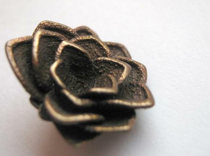Lotus || Flower Earring 3d printed 