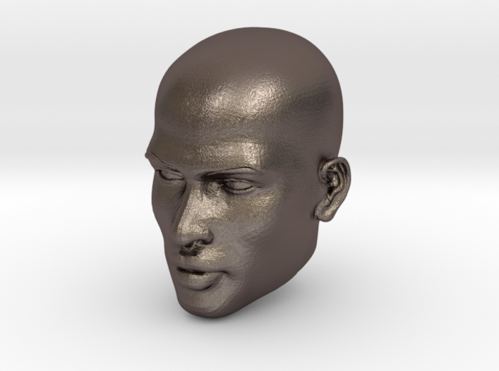 Male head 3d printed