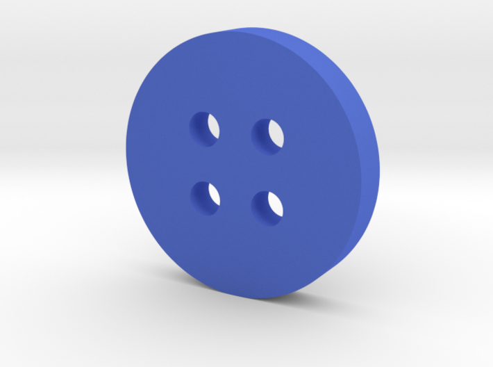Rounded Inset Button 3d printed