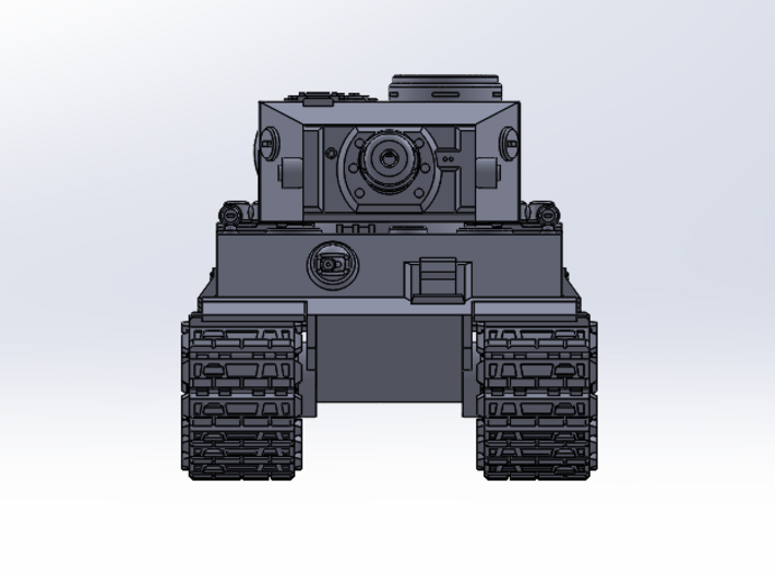 SD Tank Tiger 1 (Part 2/3) 3d printed 