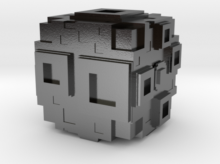 cube moon 3d printed